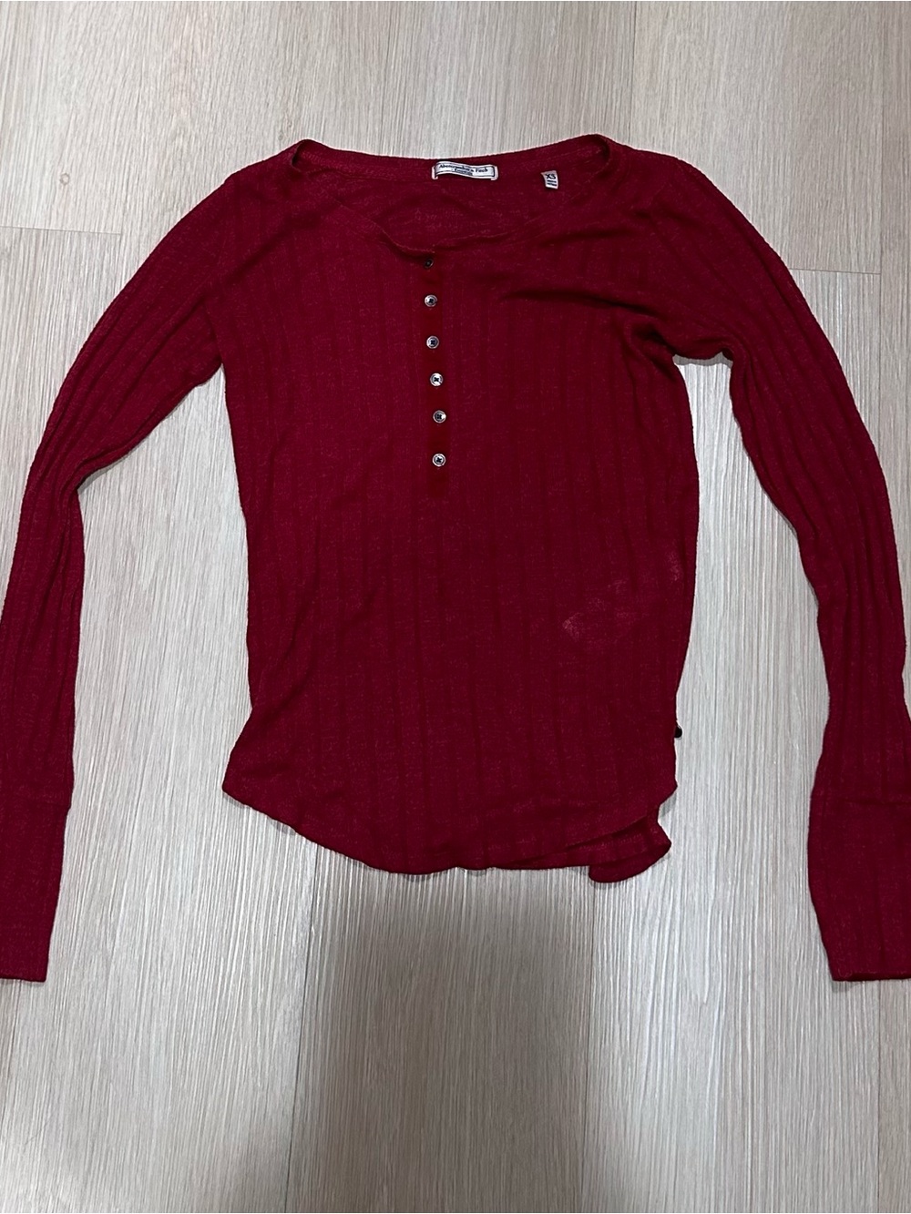 Vintage Abercrombie Red Women’s Longsleeve